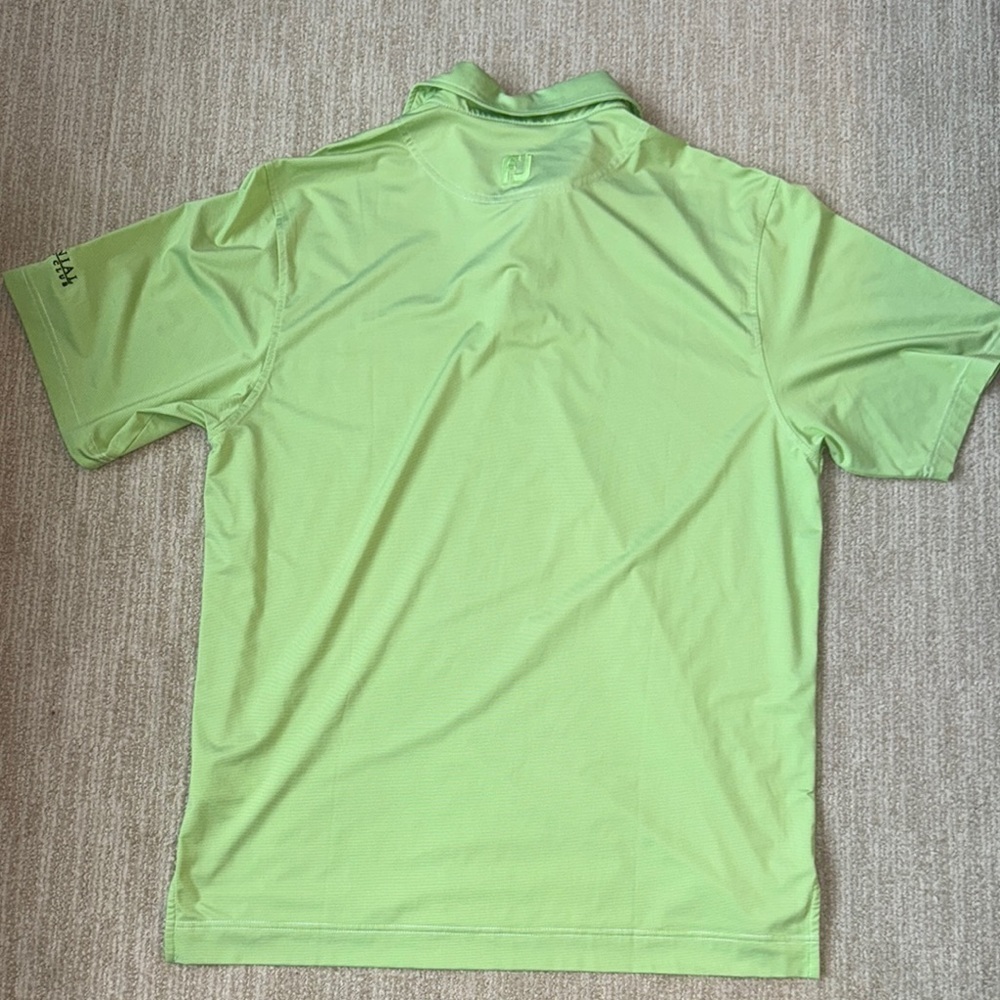 FootJoy Men’s Size L Green Golf Polo Shirt - Picture 12 of 12
